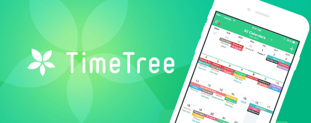 Plannifier avec TimeTree